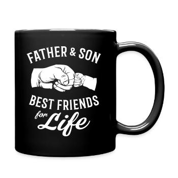 Père et fils - Meilleurs amis pour la vie - Mug uni - noir - Droite