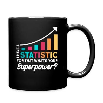 Analyste statistique Statisticien Gift - Mug uni - noir - Droite