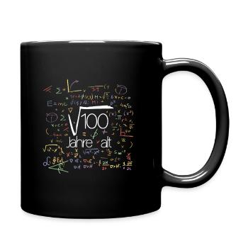 10. Geburtstag 10 Jahre - Tasse einfarbig - Schwarz - Rechts