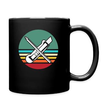 Model Making Tool Model Builder - Full Colour Mug - black - Right