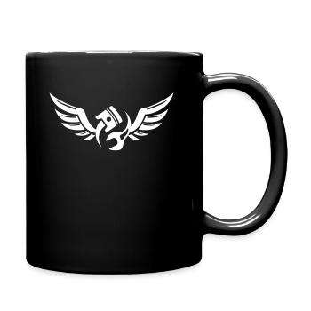 Schrauber Mechaniker Auto Werkzeug - Tasse einfarbig - Schwarz - Rechts