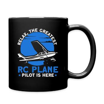 Model Making Model Airplane Model Airplane Gift - Full Colour Mug - black - Right