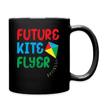 Future Kite Flyer - Sky Flying Children - Mug uni - noir - Droite