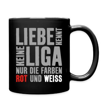 2. LIGA LIEBE KENNT KEINE LIGA - Tasse einfarbig - Schwarz - Rechts