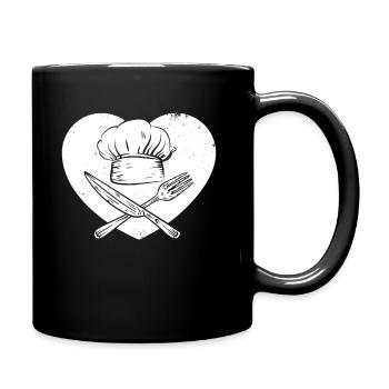 Cooking Kitchen Cook Retsaurant Cook Gastronomy - Full Colour Mug - black - Right