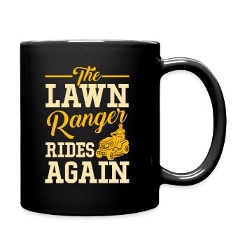 Le Garde-pelouse roule à nouveau - Jardinier - Mug uni - noir - Droite
