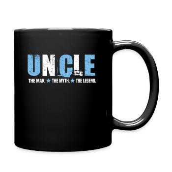 Uncle Nephew Godchild Family Member Gift - Full Colour Mug - black - Right