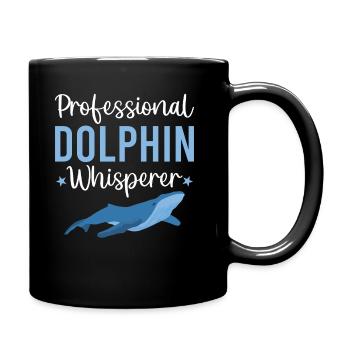 Professionnel Dolphin Whisperer - Biologiste des animaux marins - Mug uni - noir - Droite