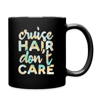 Cruise Hair Don't Care Tie Dye Print For Family - Full Colour Mug - black - Right