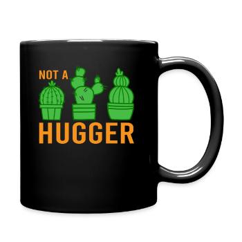 Cactus Not A Hugger - Western Sugaro Flowers - Full Colour Mug - black - Right