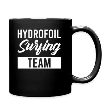 Équipe de surf Hydrofoil - Wingfoil Surf - Mug uni - noir - Droite