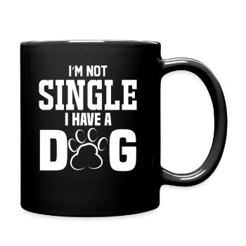 Propriétaire de chien Propriétaire de chien Dicton unique - Mug uni - noir - Droite