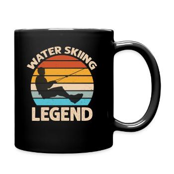 Waterskiing - Water Skiing Legend - Full Colour Mug - black - Right