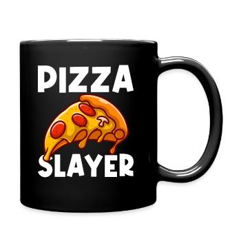 Pizza Making Italian Fast Food Pizza Slayer - Full Colour Mug - black - Right