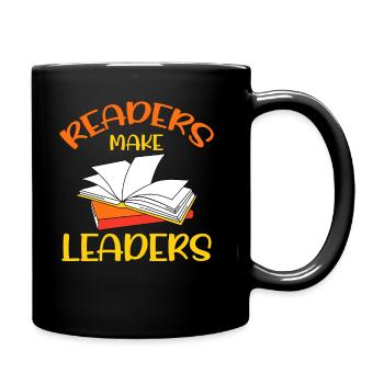 Les enseignants lecteurs font des leaders - Mug uni - noir - Droite