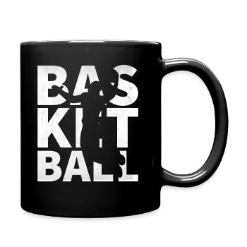 Basketball Ball Sport Graphique - Mug uni - noir - Droite