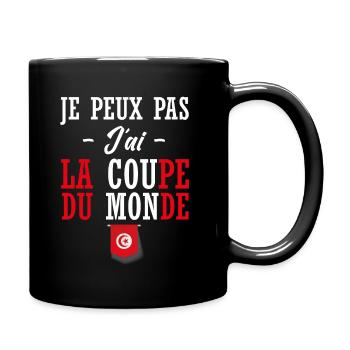 allez tunisie - Mug uni - noir - Droite