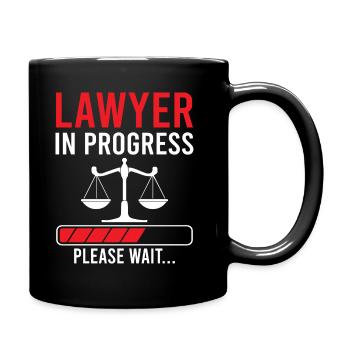 Slogan de l’avocat - Avocat en cours s’il vous plaît - Mug uni - noir - Droite