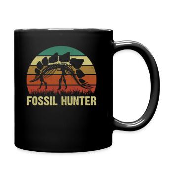 Archaeology Saying - Fossil Hunter - Tasse einfarbig - Schwarz - Rechts