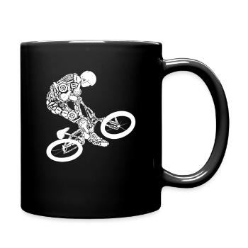 Le BMX - Mug uni - noir - Droite