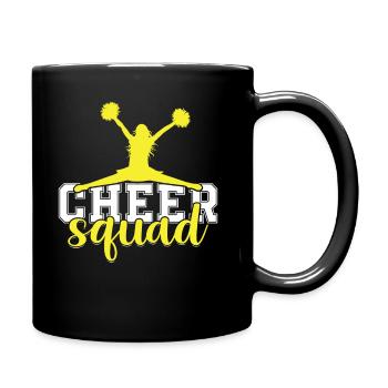 Cheerleading Saying Slogan - Cheer Squad - Full Colour Mug - black - Right