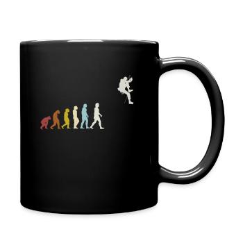 Escalade Evolution Alpinisme Bloc Vintage - Mug uni - noir - Droite