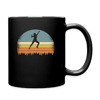 Escalade Vintage Alpinisme Bloc - Mug uni - noir - Droite