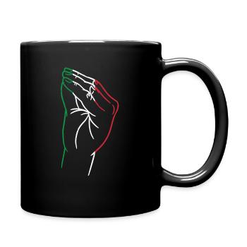 Italy Italian Italian Italian flag - Full Colour Mug - black - Right
