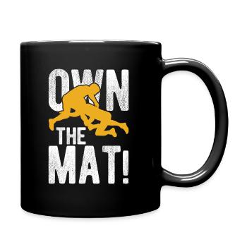 Grappling Martial Arts Wrestling - Tasse einfarbig - Schwarz - Rechts