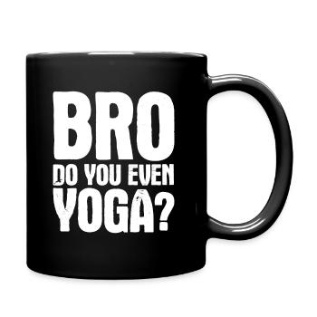Yogalehrer Spruch Für Yogi Yoga - Tasse einfarbig - Schwarz - Rechts