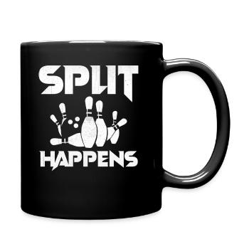 Bowling Smashing Pins - Split - Mug uni - noir - Droite