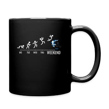 Greece Holidays Greek Flag Greek - Full Colour Mug - black - Right