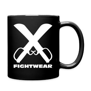 Wing Chun Doppelmesser | Fightwear - Tasse einfarbig - Schwarz - Rechts