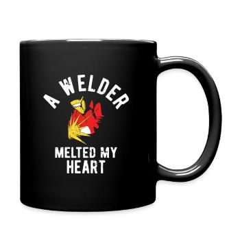 Schweißen Für Schweißer - Tasse einfarbig - Schwarz - Rechts