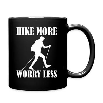 Escalade de bloc - Randonnée plus d’inquiétude - Mug uni - noir - Droite