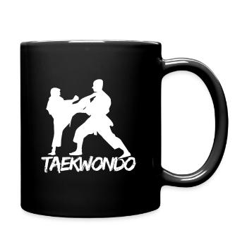 Koreanischer Kampfsport Taekwondo - Tasse einfarbig - Schwarz - Rechts