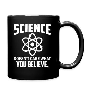 La science ne se soucie pas de ce que vous croyez - Chimie - Mug uni - noir - Droite