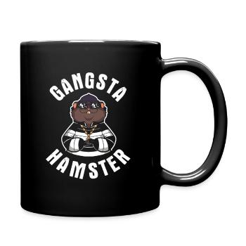 Nagetier Hamster - Tasse einfarbig - Schwarz - Rechts