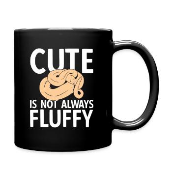 Reptilien Für Fans Von Schlangen - Tasse einfarbig - Schwarz - Rechts