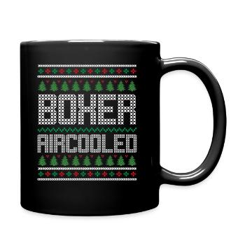 Engine Car Tuning Ugly Christmas - Boxer Aircooled - Tasse einfarbig - Schwarz - Rechts