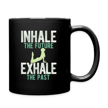 Yogalehrer Spruch Für Yogi Yoga - Tasse einfarbig - Schwarz - Rechts
