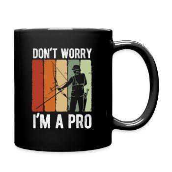 Bogenschießen Archery - Tasse einfarbig - Schwarz - Rechts