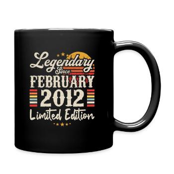 Legendary Since February 2012 | Limited Edition - Full Colour Mug - black - Right