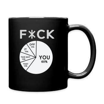 F*ck Fuck - Full Colour Mug - black - Right