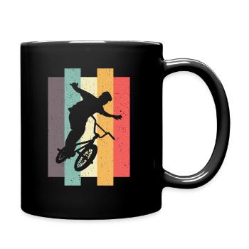 Bmx Cyclisme Bmxer Rétro - Mug uni - noir - Droite