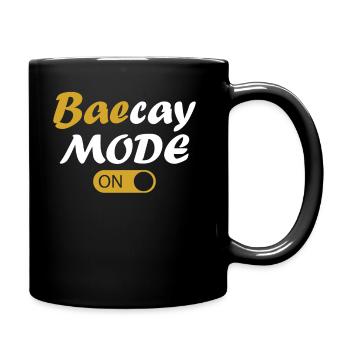 Family Vacation 2023 - Baecay Mode On - Tasse einfarbig - Schwarz - Rechts