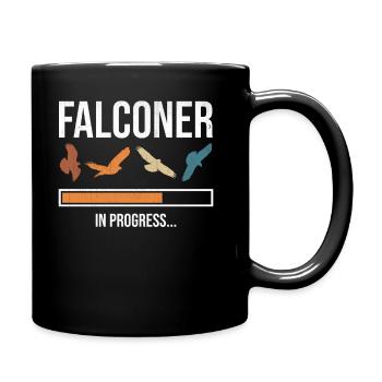 Falconer In Progress - Tasse einfarbig - Schwarz - Rechts