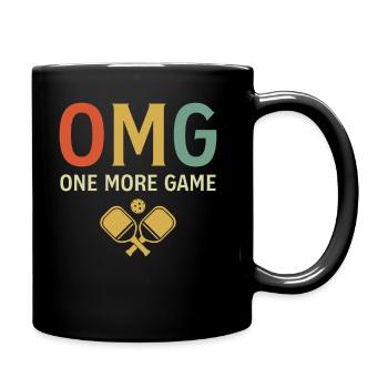 Pickleball Un match de plus OMG - Mug uni - noir - Droite
