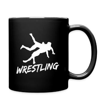 Grappling Martial Arts Wrestling - Tasse einfarbig - Schwarz - Rechts