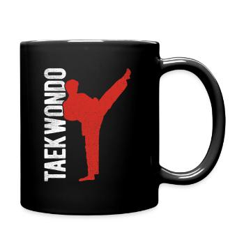 Koreanischer Kampfsport Taekwondo - Tasse einfarbig - Schwarz - Rechts